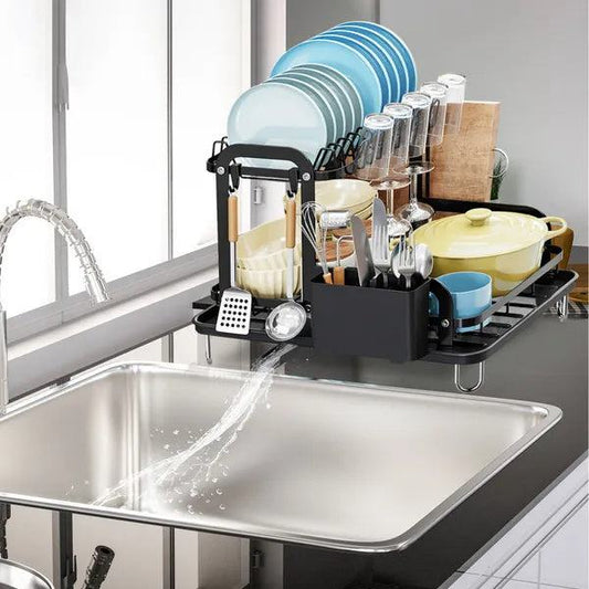 2-Tier Space-Saving Dish Rack