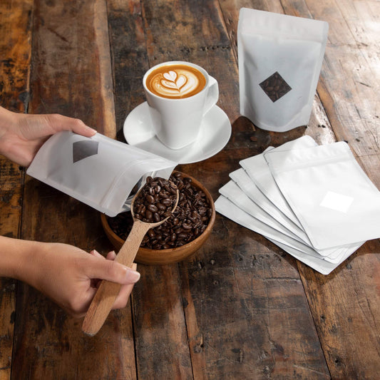 Resealable, Airtight, Stand-Up for Coffee