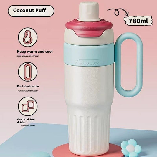 Gradient Dual-Drink Thermo Cup