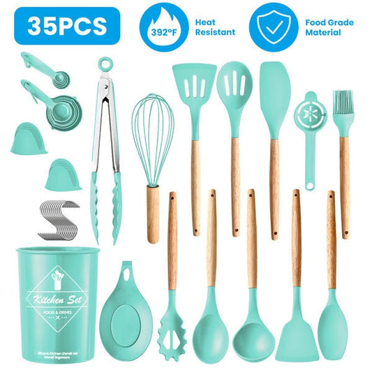 35-piece utensil set