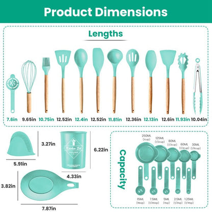 35-piece utensil set