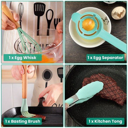 35-piece utensil set