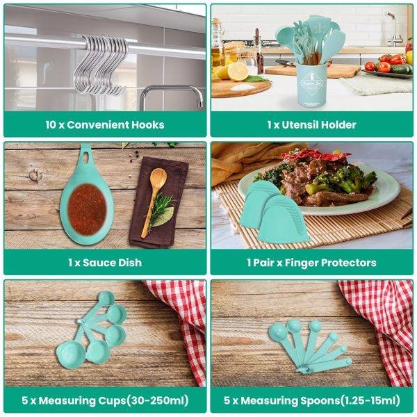 35-piece utensil set