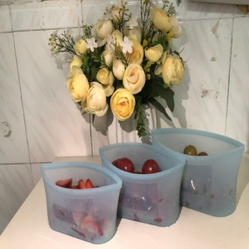 Reusable Silicone Food Storage Bags