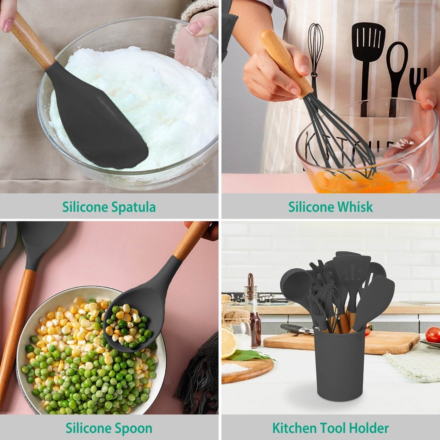 Silicone Utensil Set