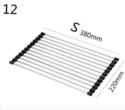Folding Kitchen Drain Sink Rack