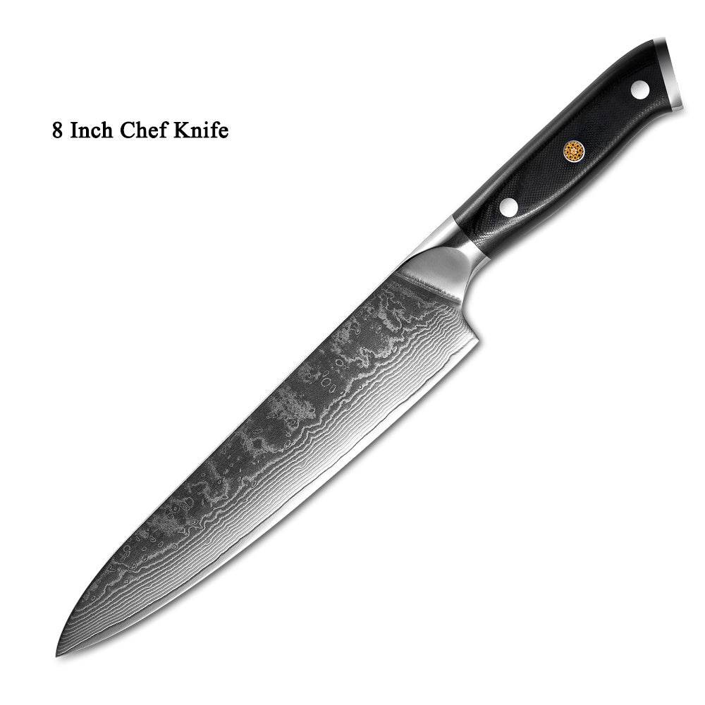Damascus Steel Chef Knife Set