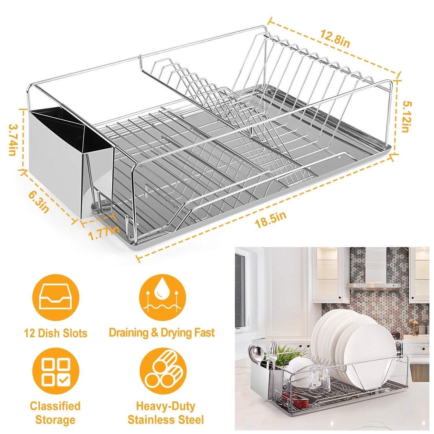 Stainless Steel Dish Rack