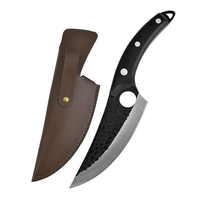 hand-forged butcher knife