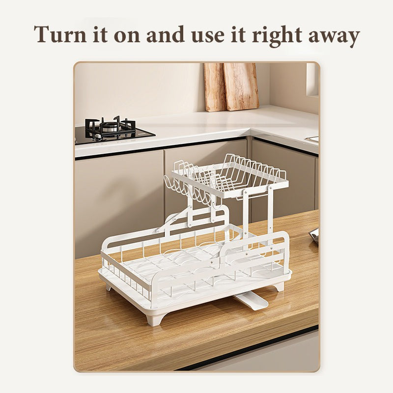 Expandable Kitchen Dish Drying Rack