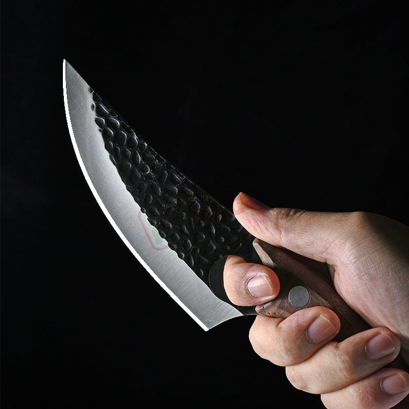hand-forged butcher knife