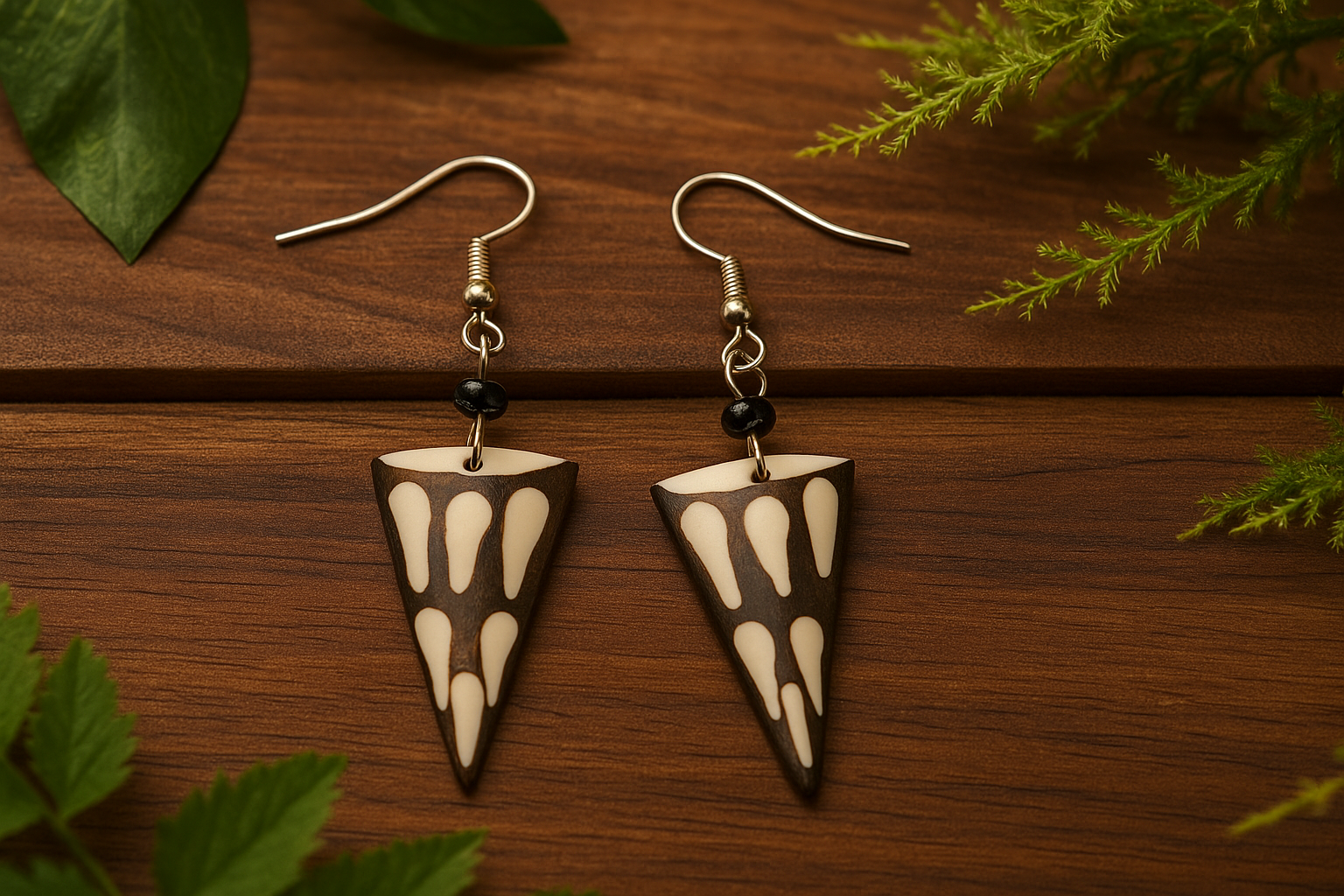 Handcrafted Cone Earrings