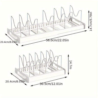 Retractable Dish & Pot Rack